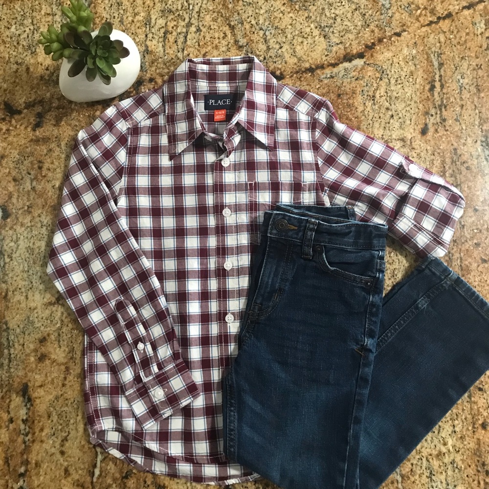 Children’s Place- NWT boys dress shirt size 5/6